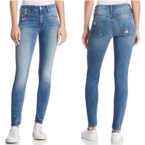 MOTHER Skinny Jeans the THE LOOKER Graffiti Girl size 26 - Picture 12 of 12